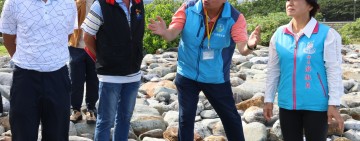 游淑貞盼美麗海岸共護環境永續 宣導漂流木撿拾再造利用創新意